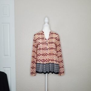 HD in Paris Multicolor Patterned Blouse